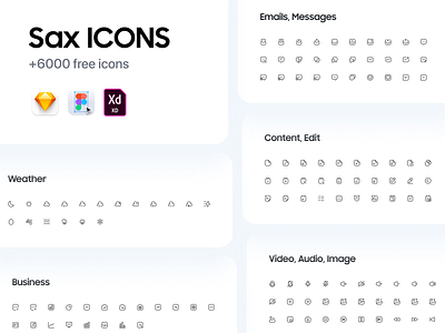 Sax +6000 Icons