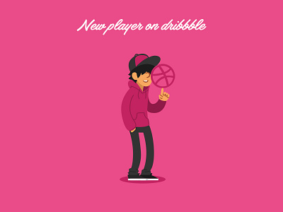 Welcome dribbble designer first shot welcome