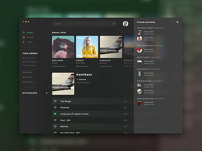 Spotify Redesign