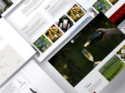 UI/UX Vinícola Zanella design ui ux