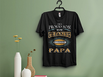 Father T Shirt Design designs, themes, templates and downloadable graphic  elements on Dribbble