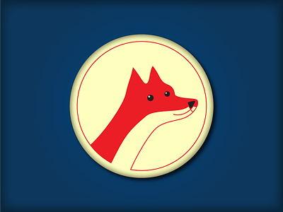 Foxy fox illustrator logo vector