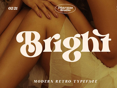 Bright Font | Modern Retro Typeface svg font