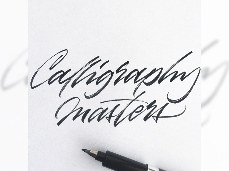 Calligraphy Masters by Andrii on Dribbble