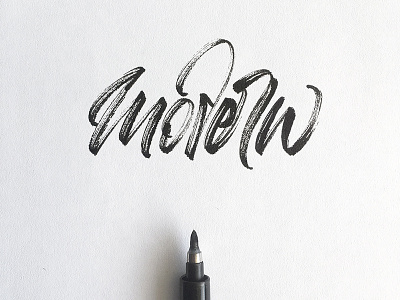 Modern art artist brush brush calligraphy brushpen brushscript calligraphy customtype design graphic design lettering logo logo design logotype signature signature logo type typography