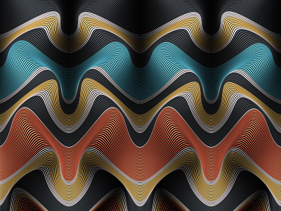 Novelty Waves 5 - 04a abstract adobe illustration illustrator lineart lines moire pattern vector
