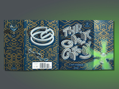 The Great Gatsby - Deluxe Edition adobe book bookcover bookcoverdesign design illustration illustrator isometric lettering penguinbooks typedesign typography vector