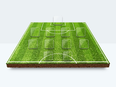 Team Lineup football football pitch lineup perspective pitch players premier league soccer squad work in progress
