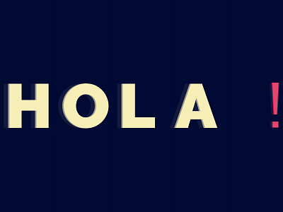 Hola blend modes first shot hola type typography