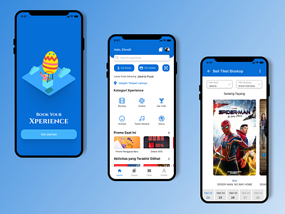 Mobile Apps - Xperience Tickets Booking