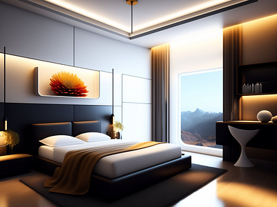 Interior Room design, luxury