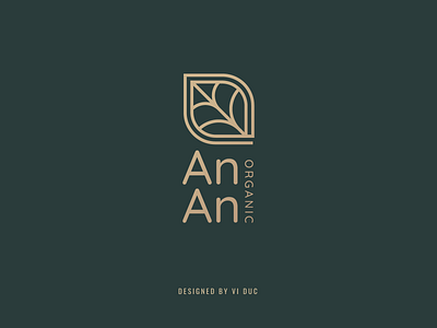 An An - Organic brand brand identity branding design graphic design green icon identity illustration logo logo design logotype organic symbol typography viet nam