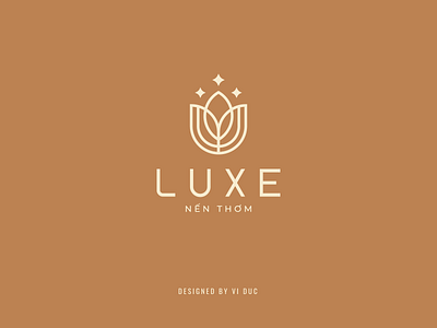 Luxe Candle - Logo Design brand brand identity branding design graphic design green icon illustration logo