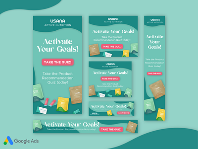 Google Ads USANA Active Nutrition Product Recommendation Quiz ads google ads google adwords marketing design paid ads social media social media design social media marketing