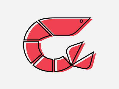 Shrimp! - Offset Line Icon