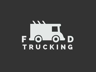 Food Trucking branding flat food food truck icon icons illustration logo restaurant simple type typography