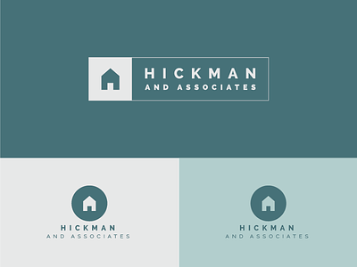 Hickman and Associates - Logo Concept 2 design estate home house house icon icon illustration line icon logo logo design minimal real estate