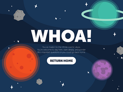 Daily UI :: 008 404 404 404 error 404 error page 404 page 404error daily ui daily ui 008 illustration planets space space art