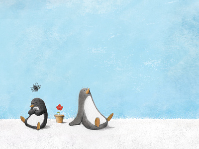 What Is That? illustration penguins picture book