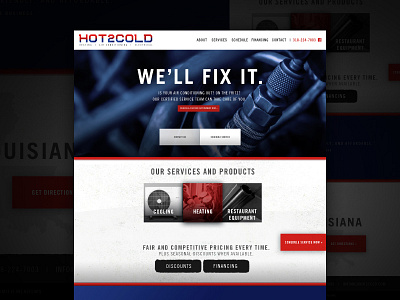 Hot2Cold Website branding logo prototype ui ux web website