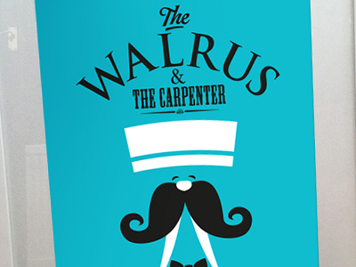The Walrus & the Carpenter Limited Edition Print art graphic design limited edition poster print