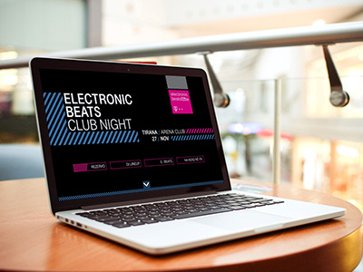 Electronic Beats Event Website dj website wordpress