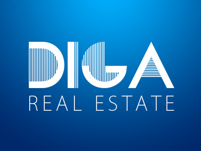 Real Estate Logo DIGA, a DAM Logo design estate flat logo real webdesign wordpress