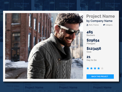 Crowdfunding Project crowdfunding module photoshop project ui ux webdesign