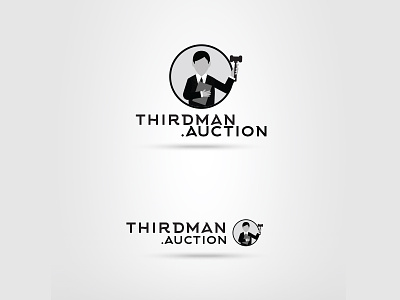 Auction Company Logo illustration logo
