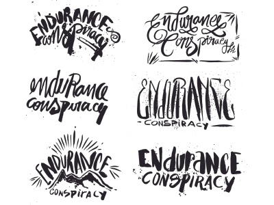 Endurance Conspiracy Letterings