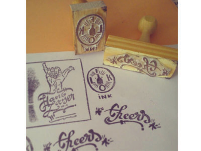 Stamps Season 2 Photo beer cheers cirobicudo craf folk folkink ink lettering