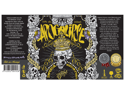 Apocalipse artesanal beer beerlabel cerveja craftbeer label