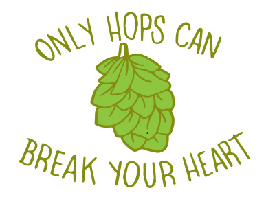 Only hops Logo beer beerwear craftbeer hops logo streetwear