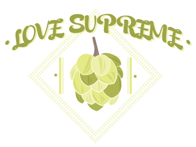 Lovesupreme art beer cirobicudo hops illustration