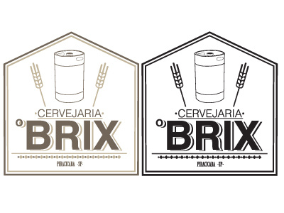 Brixbrewlogo02 beer cirobicudo homebrewing illustrations logo