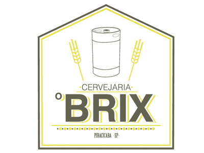 Logobrixbrew beer cirobicudo homebrewing illustrations logo