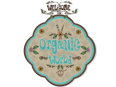 be welcome in organik world cirobicudo crafttype illustrations logo