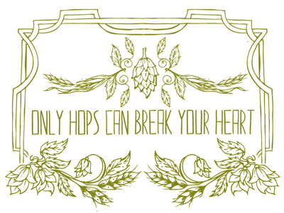 Only hops beer cirobicudo illustrations