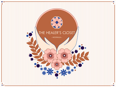 Label design for a healing brand