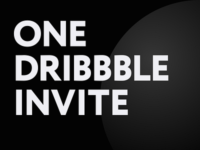 One Dribbble Invite debut draft dribbble invite giveaway invite players poster prospect typogaphy web