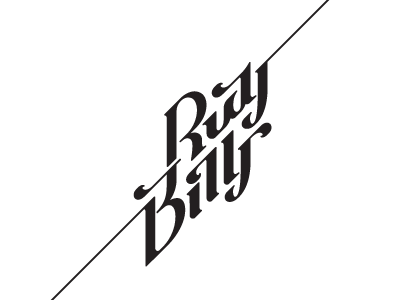 Rudy & Billy billy black connected red rudy type typography white wine