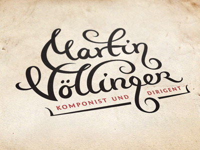 Martin Vollinger classic composer conductor g jazz key music salsa type typographic typography violin