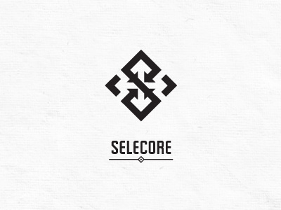 Selecore V2 arrow arrows black core cross export finland finnish import inside logo modern negative negative space outside pointing s selecore selected space strong white
