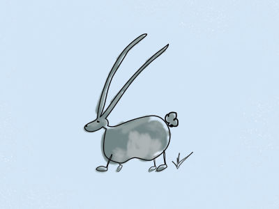 Bunny Doodle 5min animals doodle illustration sketch