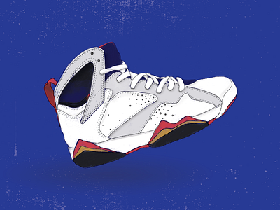 Air Jordans 07 illustration jordans sneaker vector