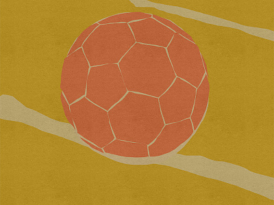 Vintage Soccer Illustration art basketball design fine art graphic hypebeast illustration poster retro sports stylized vintage