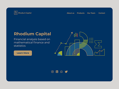 Landing Page analysis finance financial illustration landing page minimal ui web web design website