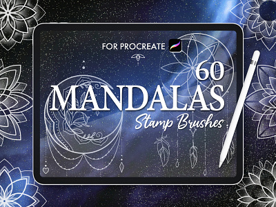 Procreate Mandalas Stamp Brushes
