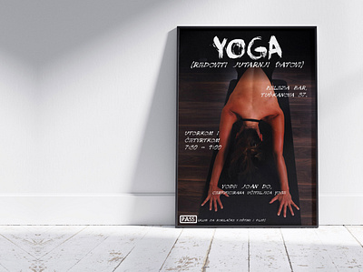 Poster - Yoga design typography