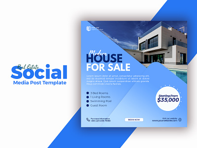 Real Estate Social Media Poster Design